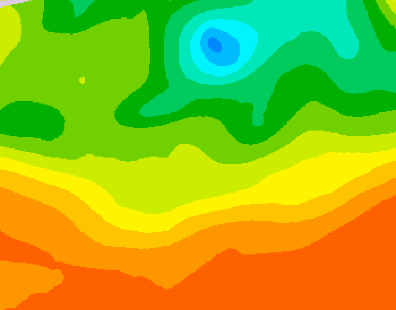 GDPS 500 millibar geopotential height 120 hour forecast chart for Canada based on 2025/06/24 1200Z data