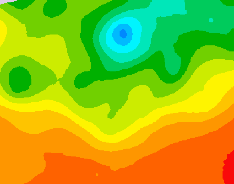 GDPS 500 millibar geopotential height 144 hour forecast chart for Canada based on 2025/06/24 1200Z data