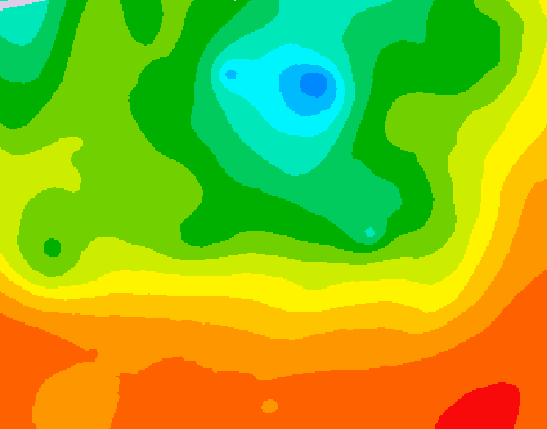 GDPS 500 millibar geopotential height 204 hour forecast chart for Canada based on 2025/06/24 1200Z data
