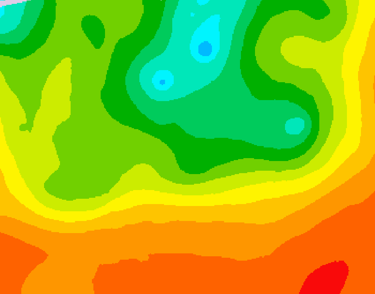 GDPS 500 millibar geopotential height 228 hour forecast chart for Canada based on 2025/06/24 1200Z data