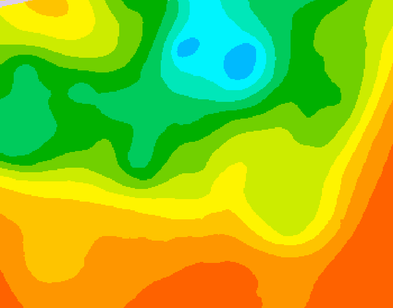 GDPS 500 millibar geopotential height 228 hour forecast chart for Canada based on 2025/06/25 0000Z data