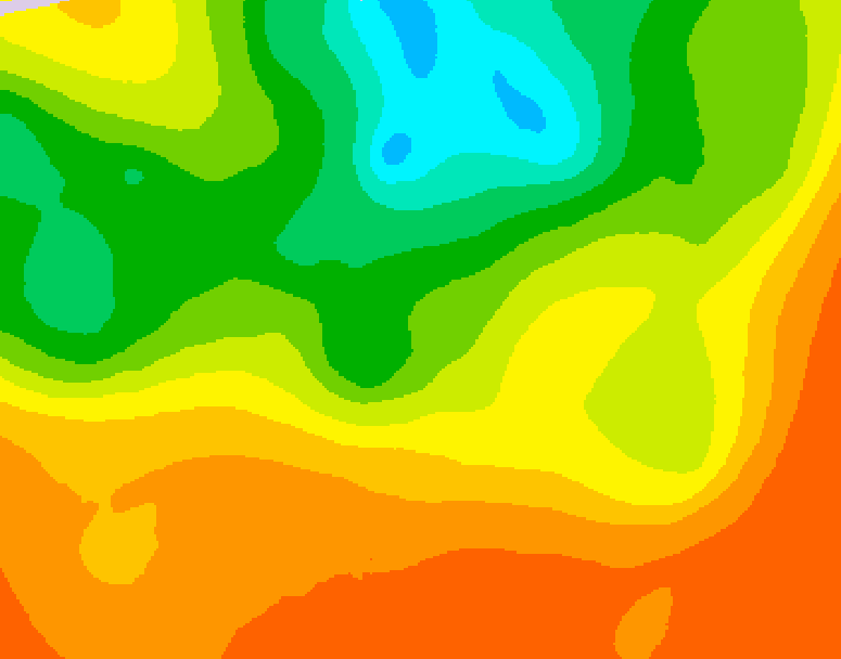 GDPS 500 millibar geopotential height 240 hour forecast chart for Canada based on 2025/06/25 0000Z data