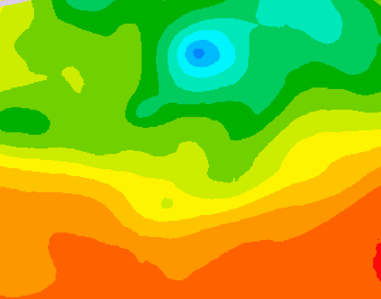 GDPS 500 millibar geopotential height 108 hour forecast chart for Canada based on 2025/06/25 1200Z data