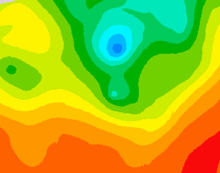 GDPS 500 millibar geopotential height 156 hour forecast chart for Canada based on 2025/06/25 1200Z data
