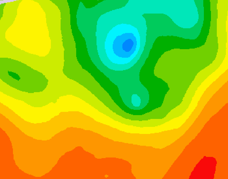 GDPS 500 millibar geopotential height 168 hour forecast chart for Canada based on 2025/06/25 1200Z data