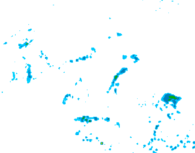 GDPS precipitation 108 hour forecast chart for Canada based on 2025/06/25 0000Z data