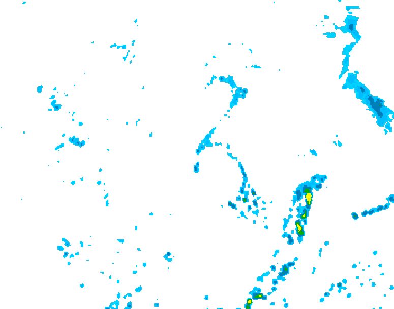 GDPS precipitation 156 hour forecast chart for Canada based on 2025/06/25 1200Z data