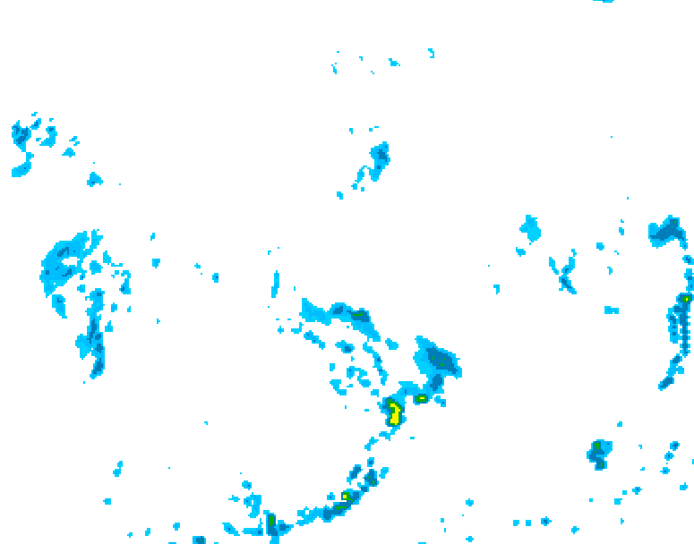 GDPS precipitation 228 hour forecast chart for Canada based on 2025/06/25 1200Z data