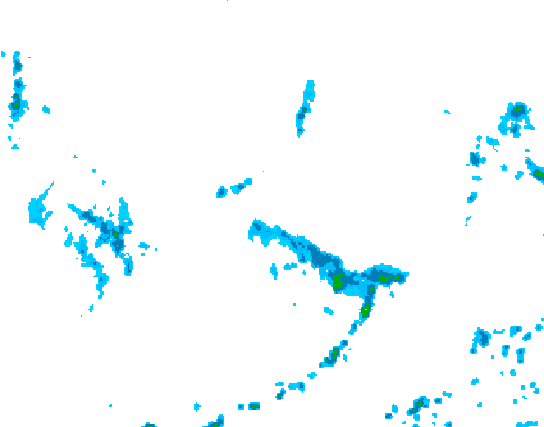 GDPS precipitation 240 hour forecast chart for Canada based on 2025/06/25 1200Z data
