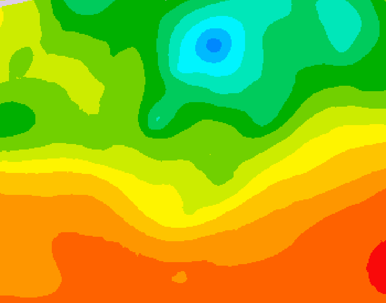 GDPS 500 millibar geopotential height 096 hour forecast chart for Canada based on 2025/06/26 0000Z data