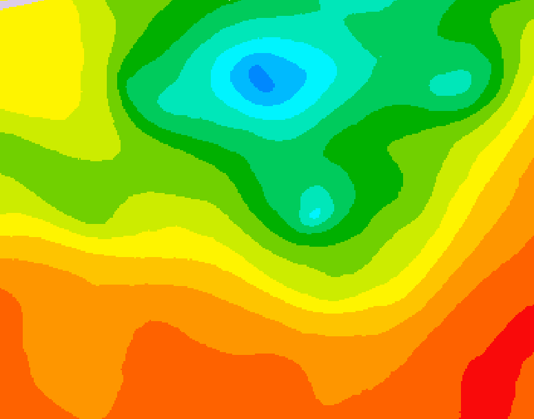 GDPS 500 millibar geopotential height 144 hour forecast chart for Canada based on 2025/06/26 0000Z data