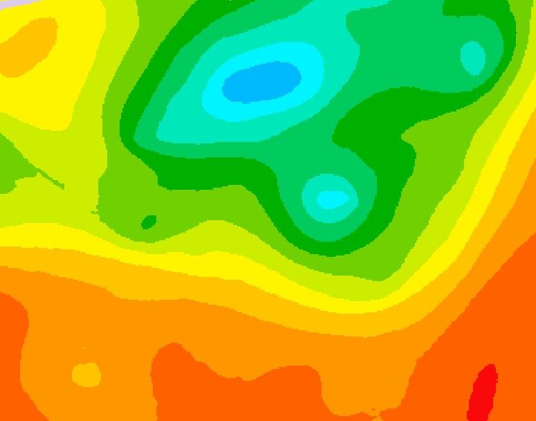 GDPS 500 millibar geopotential height 156 hour forecast chart for Canada based on 2025/06/26 0000Z data