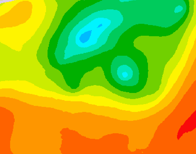 GDPS 500 millibar geopotential height 168 hour forecast chart for Canada based on 2025/06/26 0000Z data