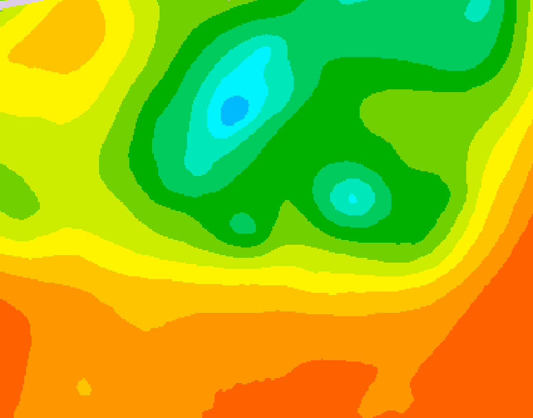 GDPS 500 millibar geopotential height 180 hour forecast chart for Canada based on 2025/06/26 0000Z data