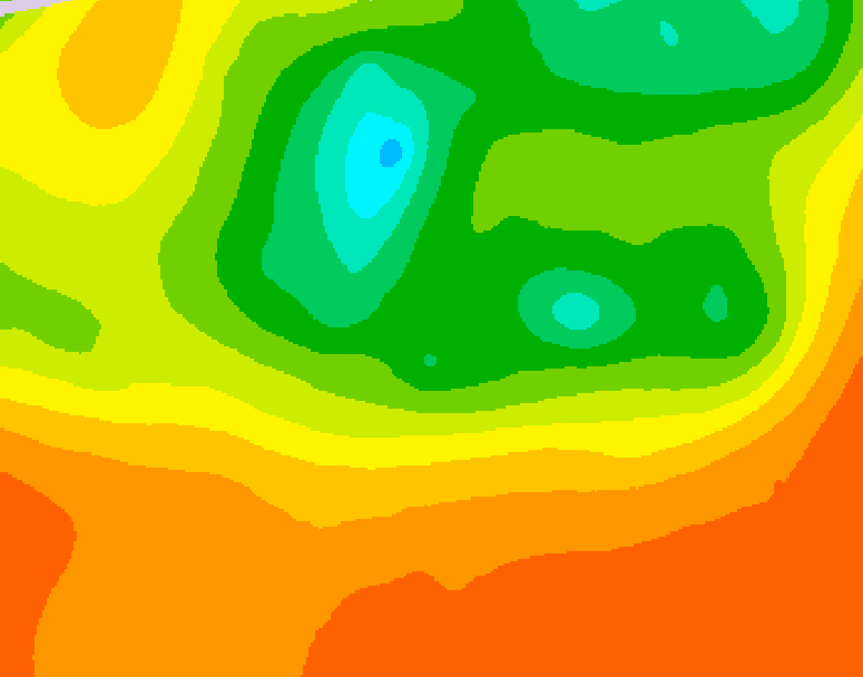 GDPS 500 millibar geopotential height 192 hour forecast chart for Canada based on 2025/06/26 0000Z data