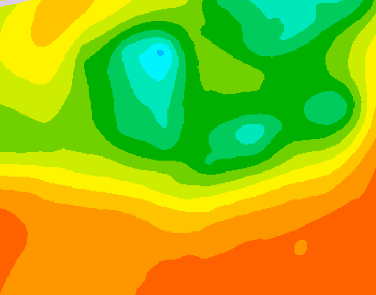 GDPS 500 millibar geopotential height 204 hour forecast chart for Canada based on 2025/06/26 0000Z data