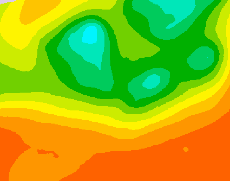 GDPS 500 millibar geopotential height 210 hour forecast chart for Canada based on 2025/06/26 0000Z data