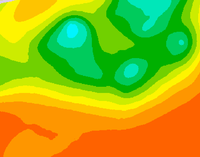 GDPS 500 millibar geopotential height 216 hour forecast chart for Canada based on 2025/06/26 0000Z data