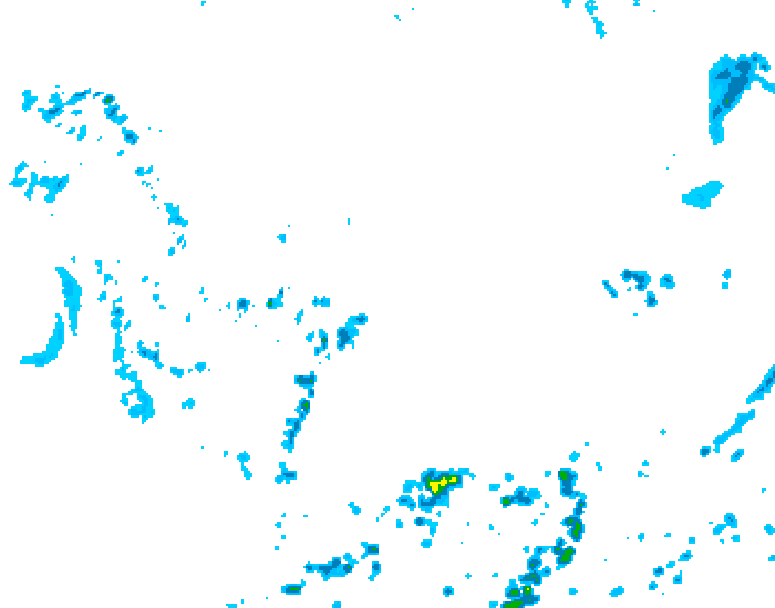 GDPS precipitation 024 hour forecast chart for Canada based on 2025/06/26 0000Z data