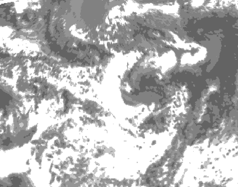 GDPS total cloud 144 hour forecast chart for Canada based on 2025/06/26 0000Z data