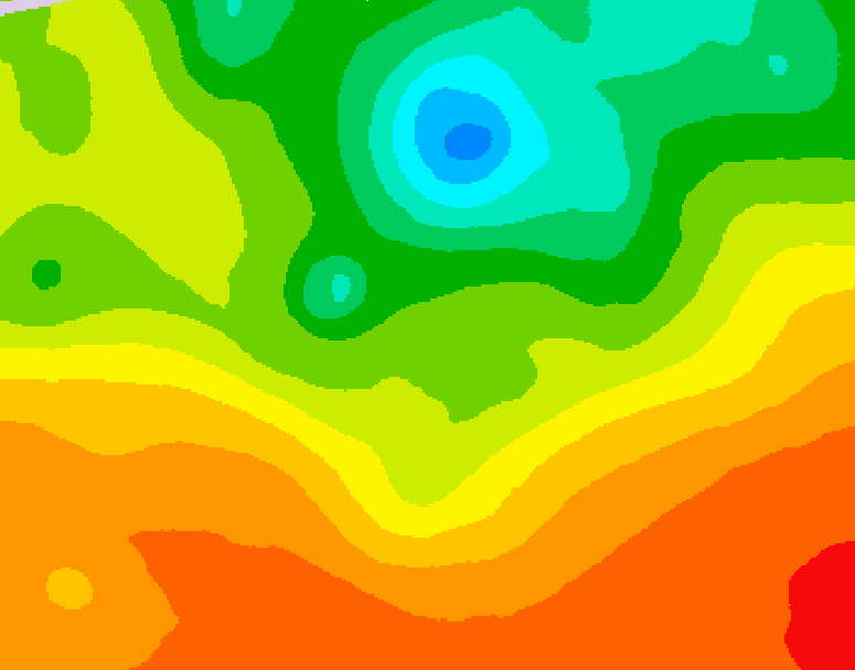 GDPS 500 millibar geopotential height 072 hour forecast chart for Canada based on 2025/06/27 1200Z data