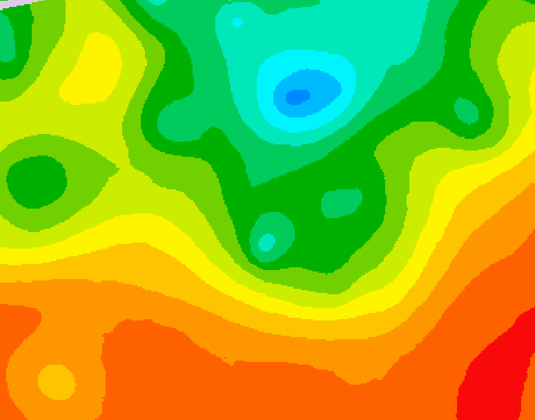 GDPS 500 millibar geopotential height 108 hour forecast chart for Canada based on 2025/06/27 1200Z data