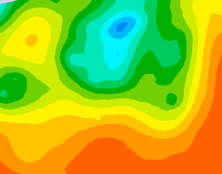GDPS 500 millibar geopotential height 168 hour forecast chart for Canada based on 2025/06/27 1200Z data