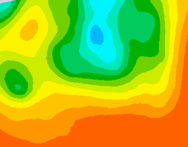 GDPS 500 millibar geopotential height 192 hour forecast chart for Canada based on 2025/06/27 1200Z data