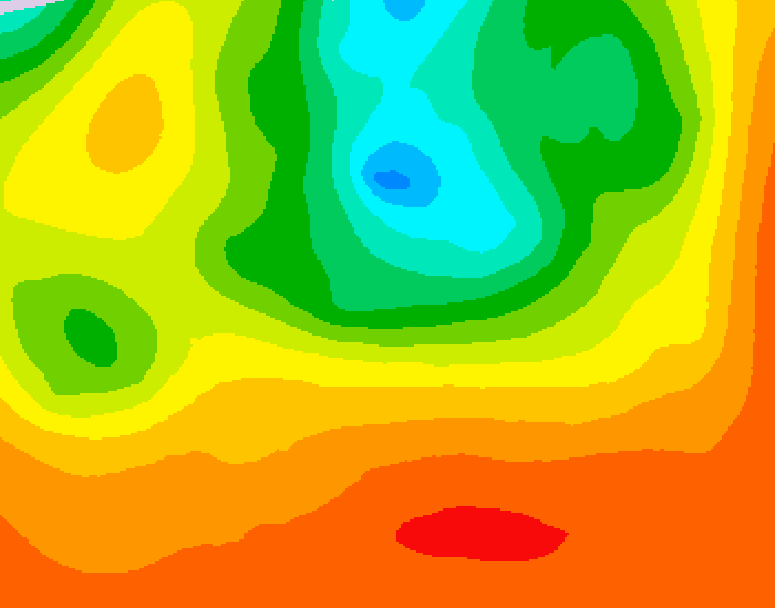 GDPS 500 millibar geopotential height 204 hour forecast chart for Canada based on 2025/06/27 1200Z data