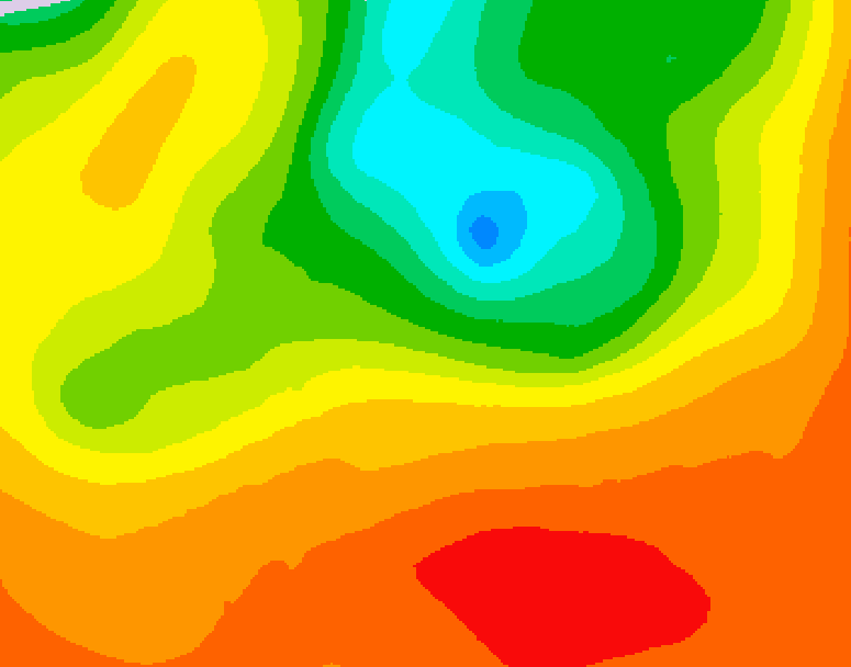 GDPS 500 millibar geopotential height 228 hour forecast chart for Canada based on 2025/06/27 1200Z data