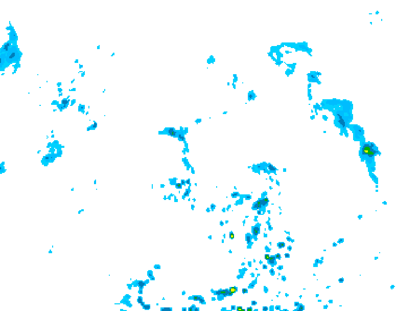 GDPS precipitation 084 hour forecast chart for Canada based on 2025/06/27 1200Z data