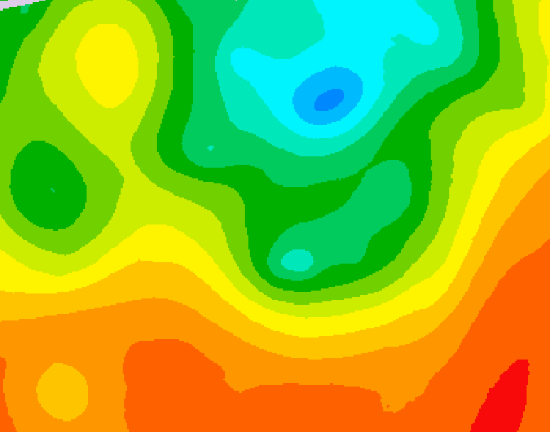 GDPS 500 millibar geopotential height 108 hour forecast chart for Canada based on 2025/06/28 0000Z data