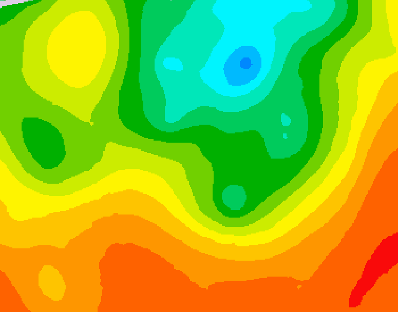 GDPS 500 millibar geopotential height 120 hour forecast chart for Canada based on 2025/06/28 0000Z data