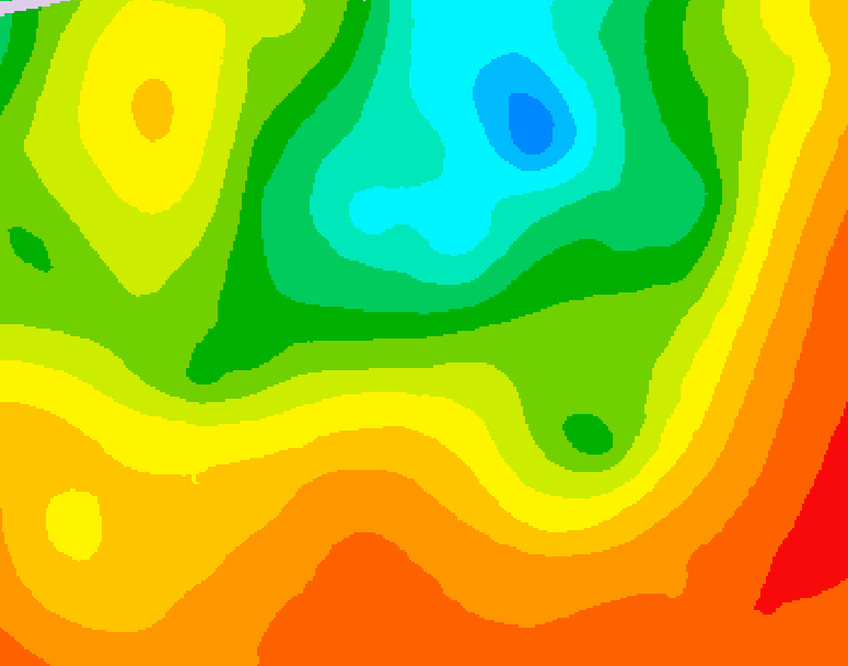 GDPS 500 millibar geopotential height 144 hour forecast chart for Canada based on 2025/06/28 0000Z data