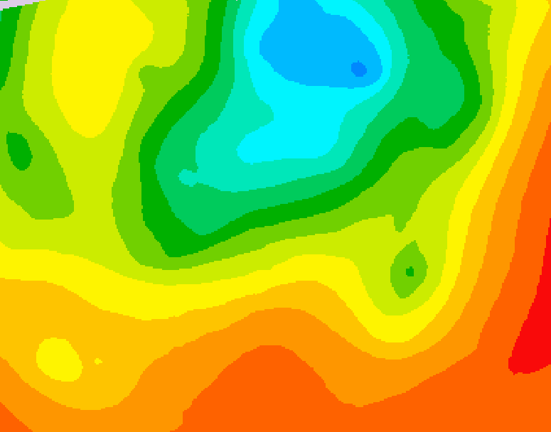 GDPS 500 millibar geopotential height 156 hour forecast chart for Canada based on 2025/06/28 0000Z data