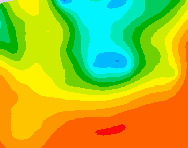 GDPS 500 millibar geopotential height 204 hour forecast chart for Canada based on 2025/06/28 0000Z data