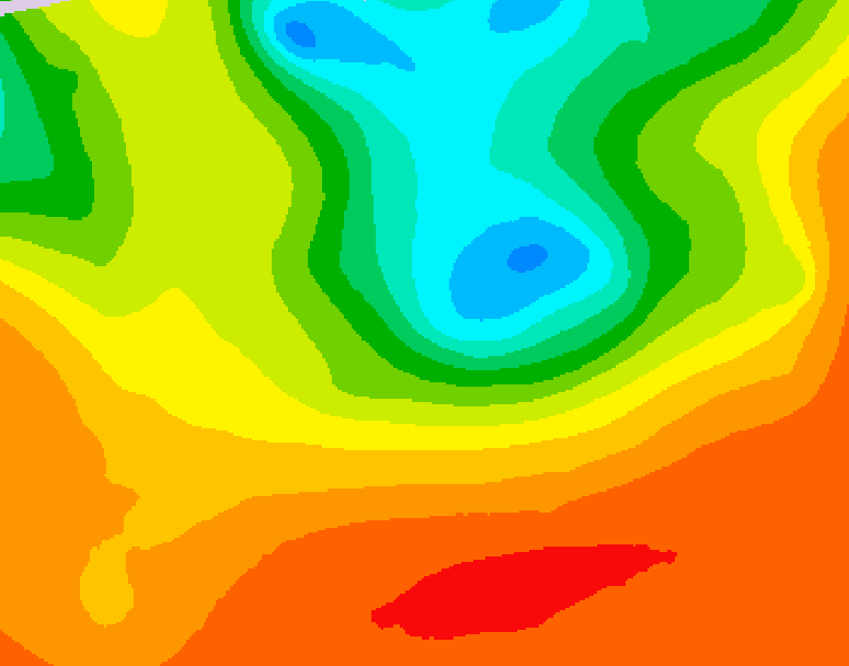 GDPS 500 millibar geopotential height 210 hour forecast chart for Canada based on 2025/06/28 0000Z data