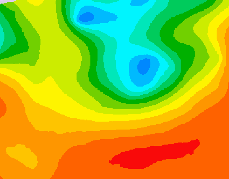 GDPS 500 millibar geopotential height 216 hour forecast chart for Canada based on 2025/06/28 0000Z data