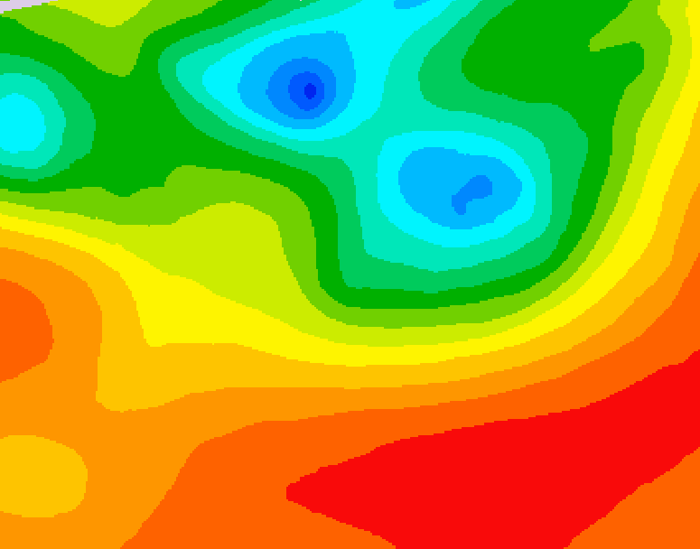GDPS 500 millibar geopotential height 234 hour forecast chart for Canada based on 2025/06/28 0000Z data