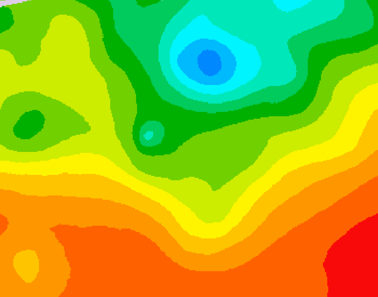 GDPS 500 millibar geopotential height 060 hour forecast chart for Canada based on 2025/06/28 1200Z data