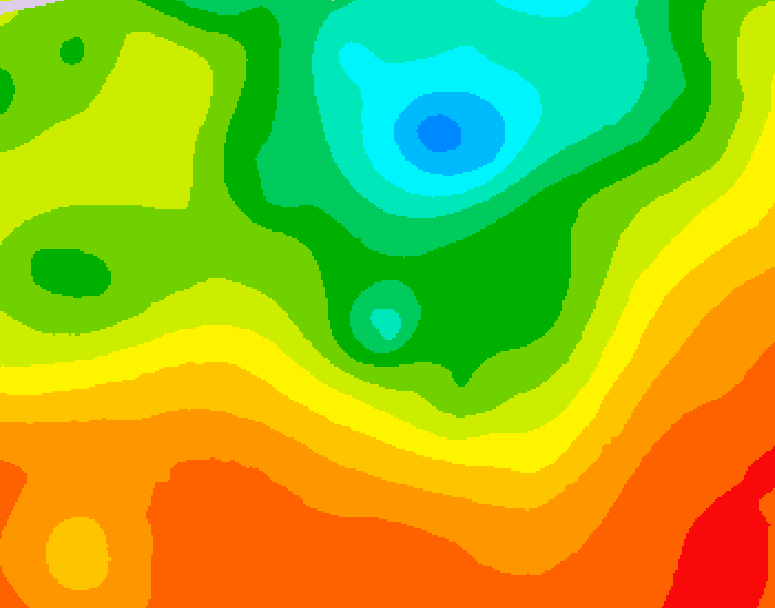 GDPS 500 millibar geopotential height 084 hour forecast chart for Canada based on 2025/06/28 1200Z data