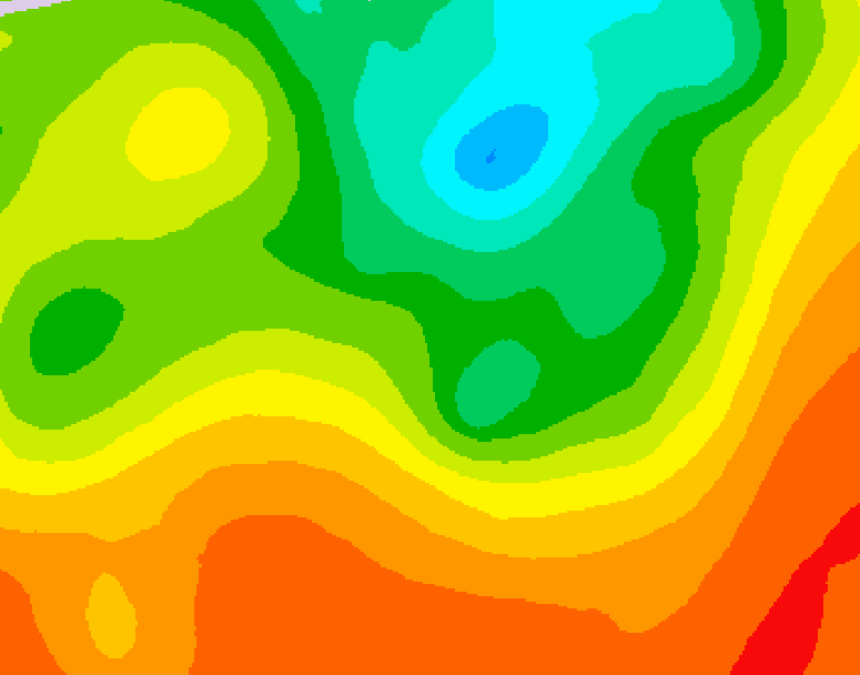 GDPS 500 millibar geopotential height 102 hour forecast chart for Canada based on 2025/06/28 1200Z data
