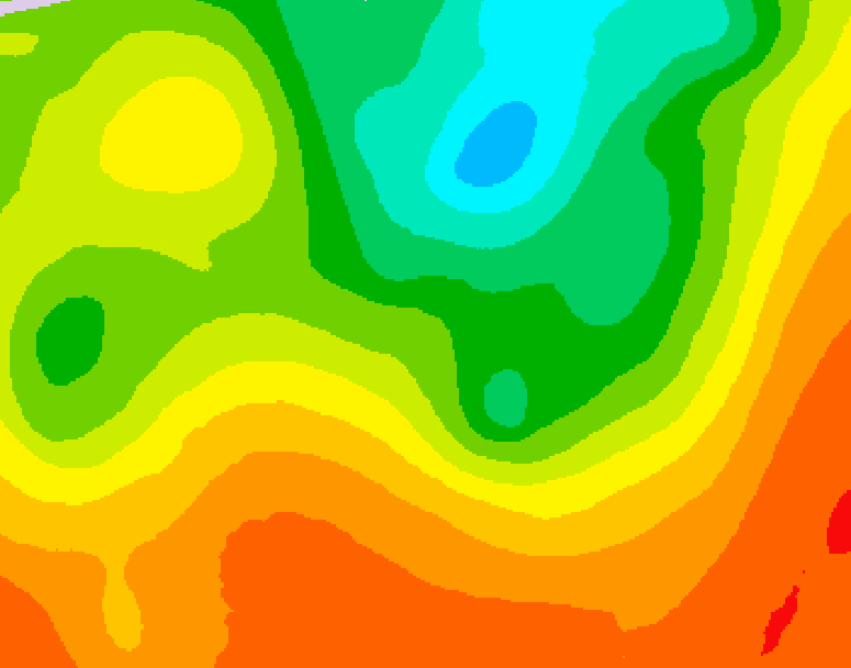 GDPS 500 millibar geopotential height 108 hour forecast chart for Canada based on 2025/06/28 1200Z data