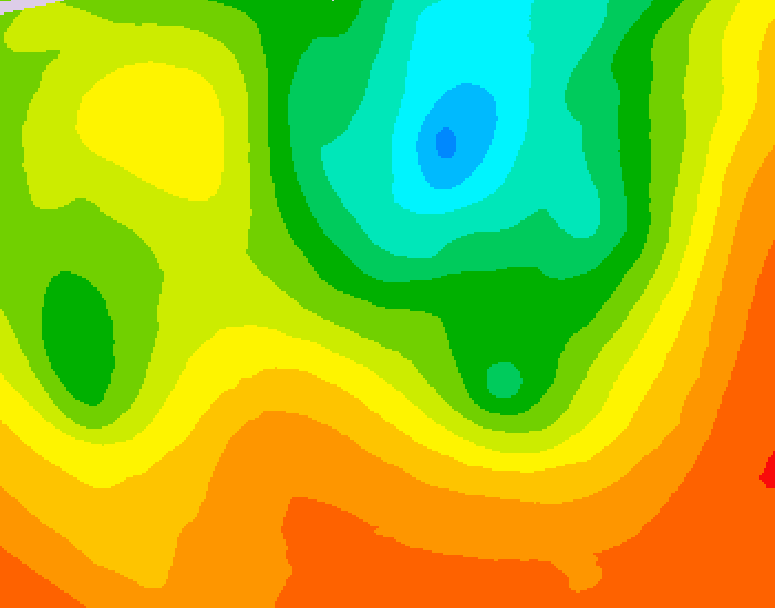 GDPS 500 millibar geopotential height 120 hour forecast chart for Canada based on 2025/06/28 1200Z data