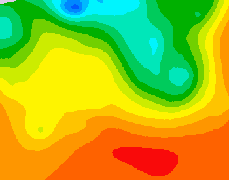 GDPS 500 millibar geopotential height 216 hour forecast chart for Canada based on 2025/06/28 1200Z data