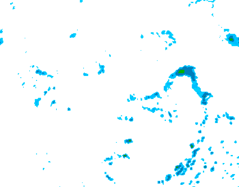 GDPS precipitation 108 hour forecast chart for Canada based on 2025/06/28 0000Z data