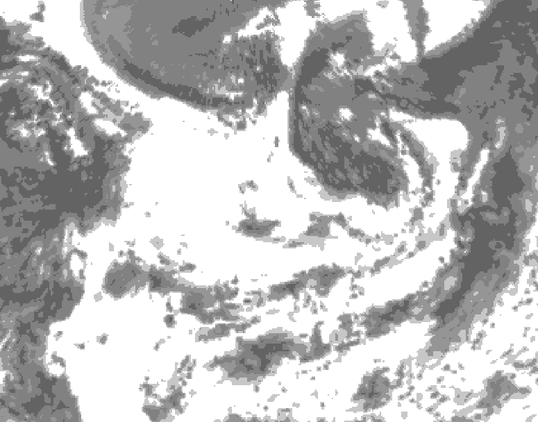 GDPS total cloud 234 hour forecast chart for Canada based on 2025/06/28 0000Z data