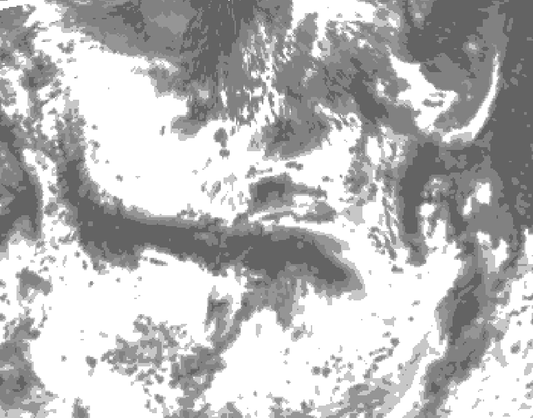 GDPS total cloud 156 hour forecast chart for Canada based on 2025/06/28 1200Z data