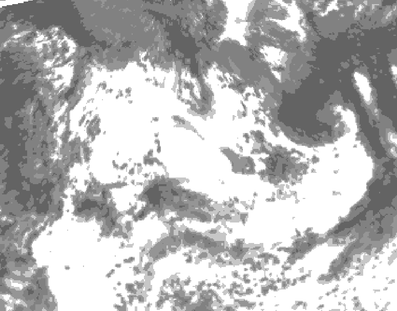 GDPS total cloud 228 hour forecast chart for Canada based on 2025/06/28 1200Z data