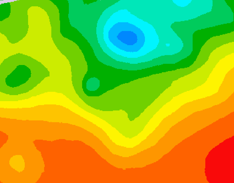 GDPS 500 millibar geopotential height 048 hour forecast chart for Canada based on 2025/06/29 0000Z data